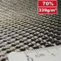 Preview: 339 g/m² Designed Carbon Fabric Carbon/Aluminium | HP-T339CAE