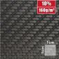 Preview: Kohlefaser Carbongewebe Köper 160g/m² | HP-T160C