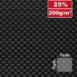 Preview: 200 g/m² Spread Tow Carbongewebe Leinwand - 3K-Faser | HP-T201SC