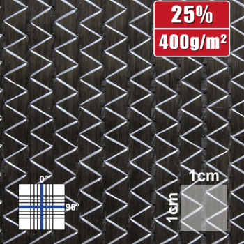 400 g/m²  Bidirektional  Carbongelege | HP-B412C