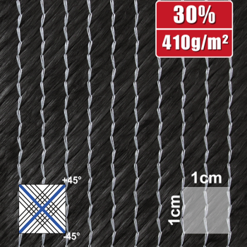 410 g/m²  Bidiagonal  Carbongelege | HP-B415C