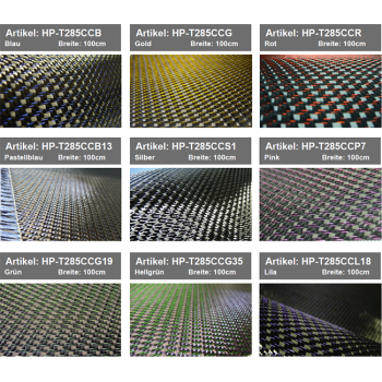 285 g/m² Design Carbon Fabric "glitter carbon" | HP-T285C