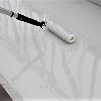 Epoxy resin flow coating for exterior and interior use HP-E30VB