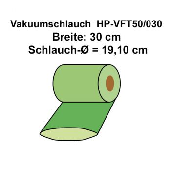 50 g/m² Vakuumfolienschlauch / Vakuumschlauch | HP-VFT50/030