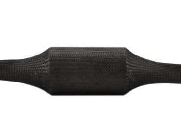 Carbon braided Sleeve 3K (D= 62 mm at 45°) | HP-BSC062/144/3