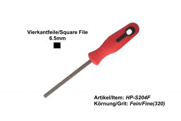 Square 6.5mm File HP-S204F