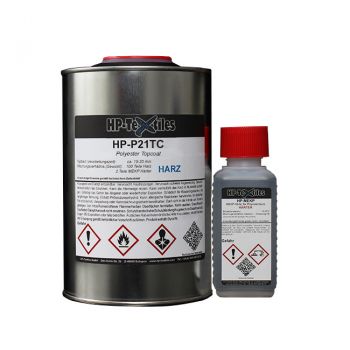 Polyester resin topcoat with hardener | HP-P21TC