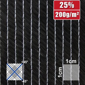 200 g/m² Bidiagonal Carbon fabric