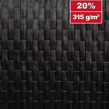 315 g/m² Unidirektional Carbongewebe | HP-U315C