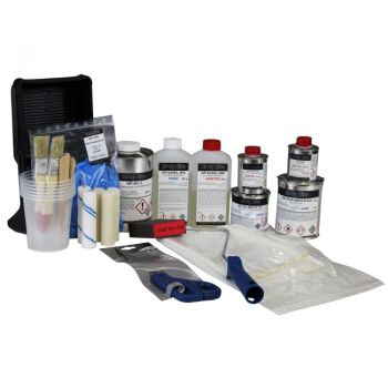 GRP repair kit for the shower tray , motorhome/caravan