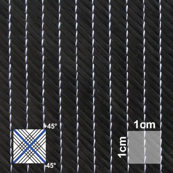 600 g/m²  Bidiagonal  Carbongelege | HP-B600C
