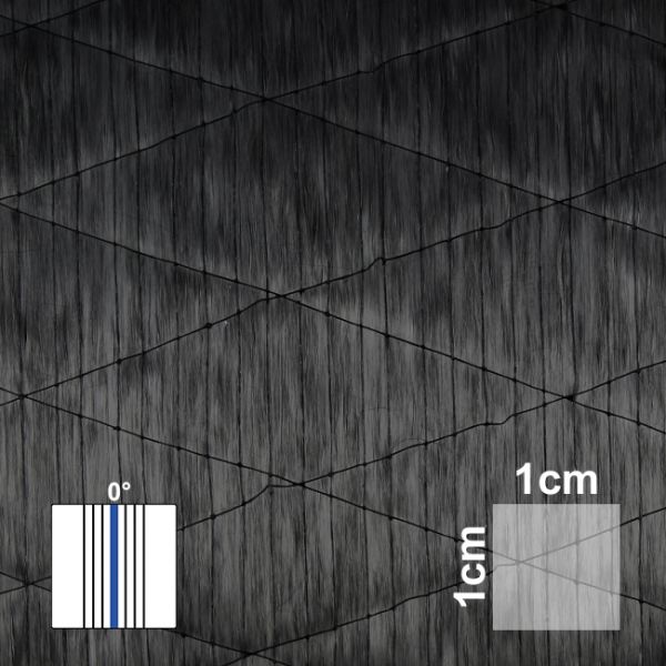 100 g/m² Unidirectional Carbonfabric | HP-U100/50C