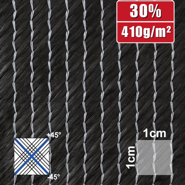 410 g/m²  Bidiagonal  Carbongelege | HP-B415C