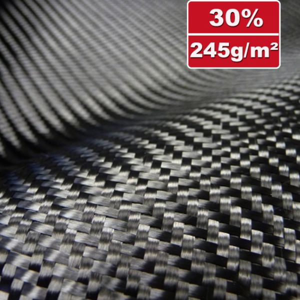 245g/m² carbon fabric, twill, 100cm wide | SP-T240C