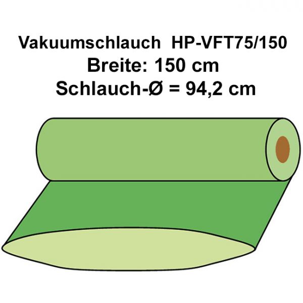 75 g/m² Vakuumfolie (Breite: 150 cm) | HP-VFT75-150