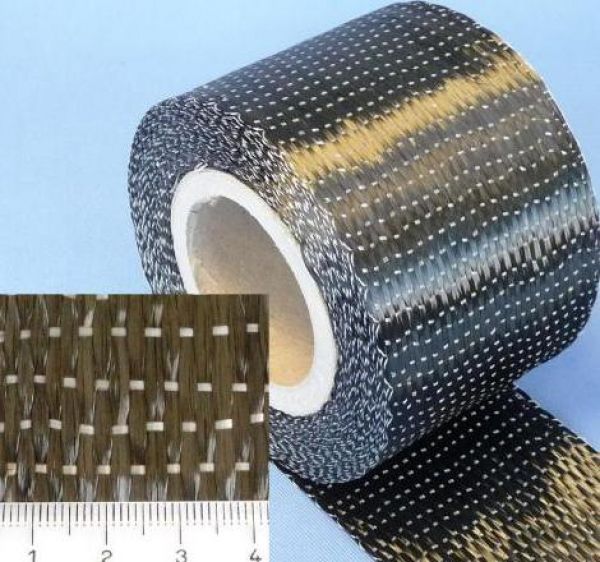 340 g/m² Unidirectional-Carbonfabric-Tape (100 mm) | HP-U340C/100